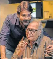  ??  ?? A still from Mayurakshi, in which Soumitra Chatterjee and Prosenjit Chatterjee play the role of father and son
