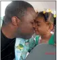  ?? COURTESY OF THE OKOBI FAMILY ?? A family photo shows Chinedu Okobi with his daughter, Christina. Okobi died after being tased by police in Millbrae. The officers were cleared of wrongdoing in the case.