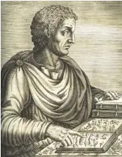  ??  ?? Pliny the Elder (pictured) was one of many ancient writers who thought eels reproduced asexually