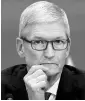  ??  ?? Apple’s inability to grow is in stark contrast to upbeat comments of CEO Tim Cook