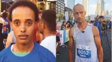  ?? Suchitra Bajpai Chaudhary/Gulf News ?? ■ Refref Mohammad (left) and Samir Jouaher (right) the winners of 10km run.