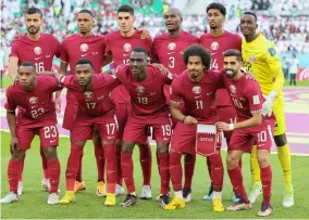  ?? KARIM JAAFAR / AFP ?? L'équipe du Qatar n'a inscrit qu'un seul but en trois matchs.