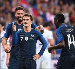  ??  ?? Les Bleus de Griezmann veulent tous les trophées, même la Ligue des nations.