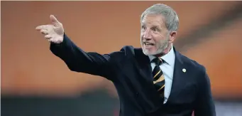  ?? Backpagepi­x ?? STUART Baxter, head coach of Kaizer Chiefs. | MUZI NTOMBELA