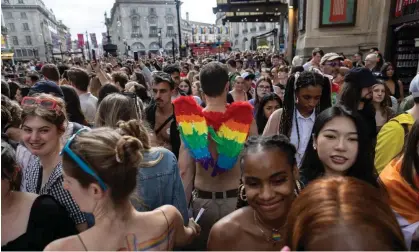 ?? ?? London's Pride march, July 2023. Photograph: Andy Hall/The Observer