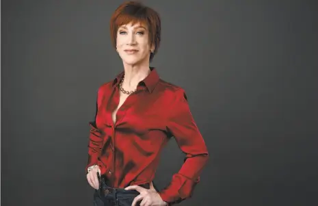  ?? Chris Pizzello / Associated Press ?? Kathy Griffin has returned to stand-up a year after her controvers­ial photo threw her career into turmoil.