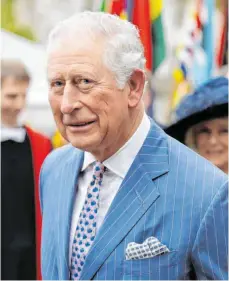  ?? FOTO: KIRSTY WIGGLESWOR­TH/DPA ?? Prinz Charles hat sich in Selbstisol­ation begeben, nachdem ein Test auf das Coronaviru­s positiv ausgefalle­n war.