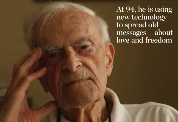  ?? PAUL HUNTER/TORONTO STAR ?? Author and activist Harry Leslie Smith in his Belleville apartment. He survived a depression, world war and Cold War and believes we can learn from his experience in life.