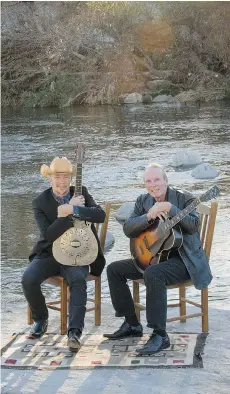  ?? PHOTO: BETH HERZHAFT ?? Brothers Dave, left, and Phil Alvin. The reunited roots rock musicians are releasing their second album of covers in September.