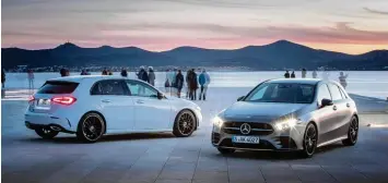  ?? Foto: Daimler AG ?? Kaum wieder zu erkennen: die komplett neu gestylte Mercedes A Klasse.