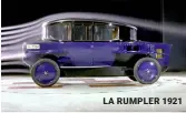  ?? ?? LA RUMPLER 1921