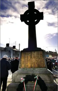  ??  ?? The cenotaph