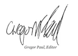  ??  ?? Gregor Paul, Editor