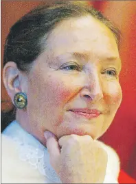  ?? CP PHOTO ?? Justice Rosalie Abella looks on during a swearing-in ceremony at the Supreme Court of Canada for her and Justice Louise Charron, in Ottawa on Oct. 4, 2004. Abella has made an impassione­d plea to the graduating class of law students at an American...