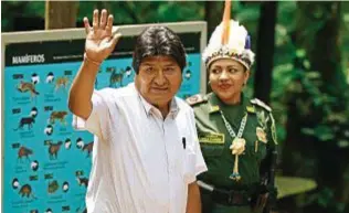  ??  ?? Il boliviano Evo Morales, 59 anni: ex sindacalis­ta, è diventato presidente per la prima volta nel 2005