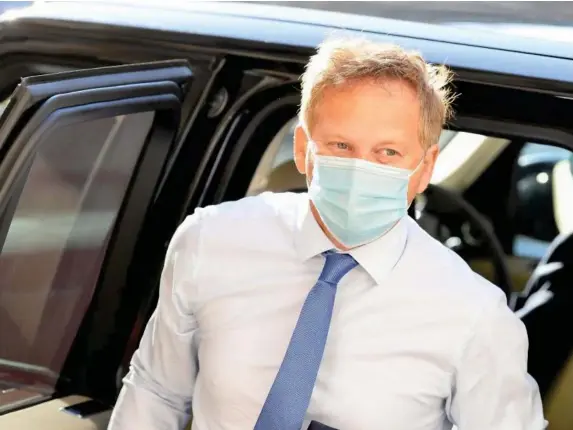  ?? (Reuters) ?? Grant Shapps confirmed the quarantine exemptions via Twitter yesterday