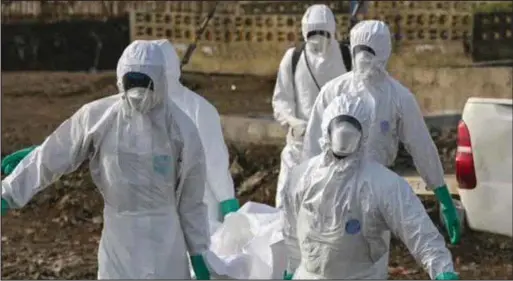  ??  ?? At least 17 persons have died from the recent Ebola outbreak in DRC