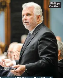  ?? La Presse ?? Philippe Couillard Pourquoi Philippe Couillard est-il si pressé d’aider