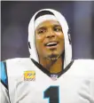  ?? Paul Sancya / Associated Press ?? Cam Newton’s silence coincided with the return to work of the reporter to whom he directed sexist comments Oct. 5.