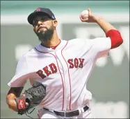  ?? Elise Amendola / Associated Press ?? Boston Red Sox starting pitcher David Price delivers to the Cleveland Indians in the first inning on Thursday in Boston.