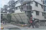  ?? @DAVAOCITYG­OV ?? THE Ecoland 4000 condominiu­m building that collapsed following a series of earthquake­s in October 2019.
DAVAO: DAVAO CITY