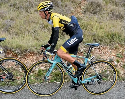  ?? PHOTOSPORT ?? George Bennett opened his account for the season by finishing 11th in the Tour Down Under in Australia.