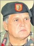  ??  ?? General (sr) Ramón Benítez, excomandan­te de la Fuerza de Tarea Conjunta (FTC).