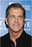  ??  ?? Actor Mel Gibson