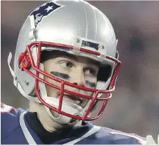  ?? CHARLES KRUPA/ THE ASSOCIATED PRESS/ FILES ?? New England Patriots quarterbac­k Tom Brady is seeking his seventh Super Bowl appearance.