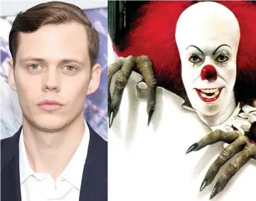  ??  ?? (Left) Bill Skarsgard, who plays It (Right).