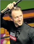  ??  ?? BUZZING: Judd Trump celebrates win