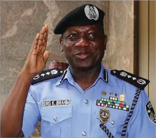  ??  ?? Inspector General of Police, Abubakar Idris