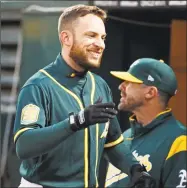  ?? Scott Strazzante / The Chronicle ?? The Mets and Jed Lowrie have agreed to a two-year deal.