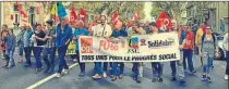  ??  ?? Manifestat­ion contre la loi travail XXL