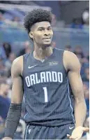  ?? PHELAN M. EBENHACK/AP ?? Jonathan Isaac has been sidelined since suffering a posterolat­eral corner tear and medial bone contusion in his left knee.