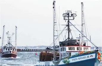  ??  ?? Les crabiers utilisent plus de casiers qu’en 2016, malgré un quota semblable. Archives