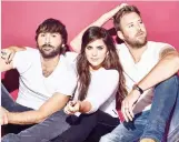  ?? PHOTO COURTOISIE ?? La formation Lady Antebellum.