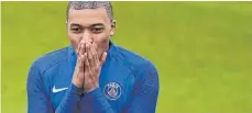  ?? FOTO: AFP ?? Kylian Mbappé trainiert wieder mit der Mannschaft.