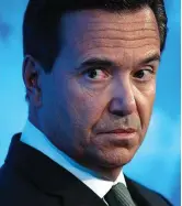  ??  ?? Embarrassm­ent: Antonio Horta-Osorio