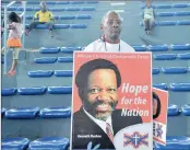  ?? PICTURE: THOBILE MATHONSI ?? HOPING: Few people attended the ACDP rally.