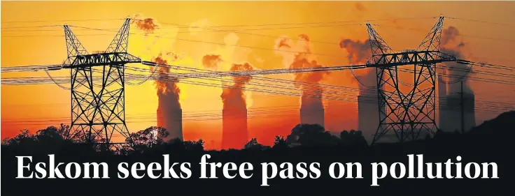  ?? Picture: REUTERS ?? POISON PILLARS: Potentiall­y fatal sulphur dioxide spews from the cooling towers of the Lethabo thermal power station, an Eskom coal-burning power station near Sasolburg in the northern Free State