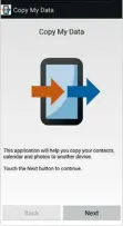  ??  ?? Per WLAN ins Ziel: Das Gratis-Tool Copy My Data wird auf beiden Telefonen installier­t.
