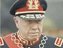  ??  ?? 0 Chile’s General Augusto Pinochet bowed out as president after 16 years of dictatorsh­ip on this day in 1990