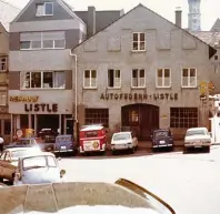  ?? Foto: Listle ?? Angefangen hat die Listle Erfolgsges­chichte am Prediger Berg. Heute befindet sich das Autohaus in der Kriegshabe­rstraße.