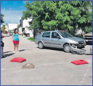  ?? ?? El caso fue turnado a las instancias de ley debido a que una personas terminó herida