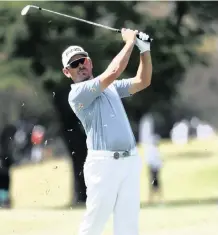  ??  ?? LOUIS Oosthuizen of South Africa during the second round yesterday | Sunshine Tour