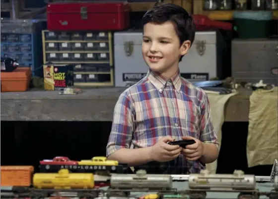  ?? ROBERT VOETS, CBS ?? In “Young Sheldon,” Iain Armitage plays the young Sheldon Cooper. “It’s simplicity I’m after,” writes Joel Rubinoff.