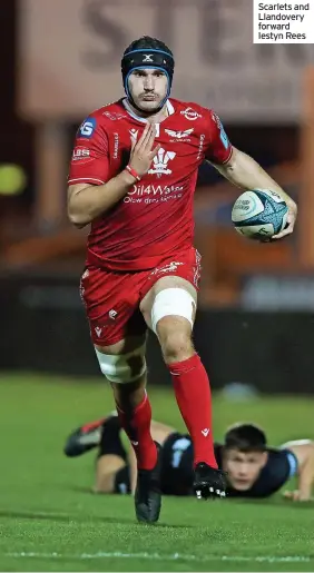  ?? ?? Scarlets and Llandovery forward Iestyn Rees