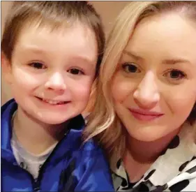  ??  ?? Tralee’s Lisa Curran pictured with her fiveyear-old son, Christophe­r, who has autism.Lisa said that she and many more mothers around Ireland helped to make a recent autism video to help educate others around what having autism is really like.