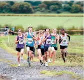  ??  ?? The Junior Performanc­e Cross Country Series events were held on private land owned by Copas Farms last year.